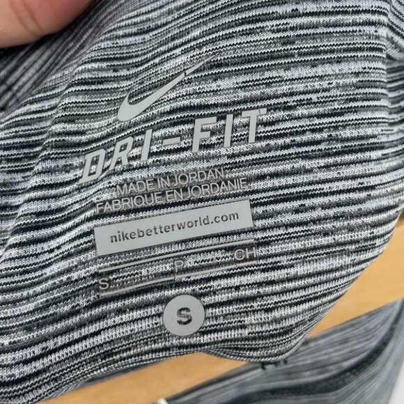 Nike Dri Fit grey Heathered recycled  leggings 27” small - Picture 4 of 16